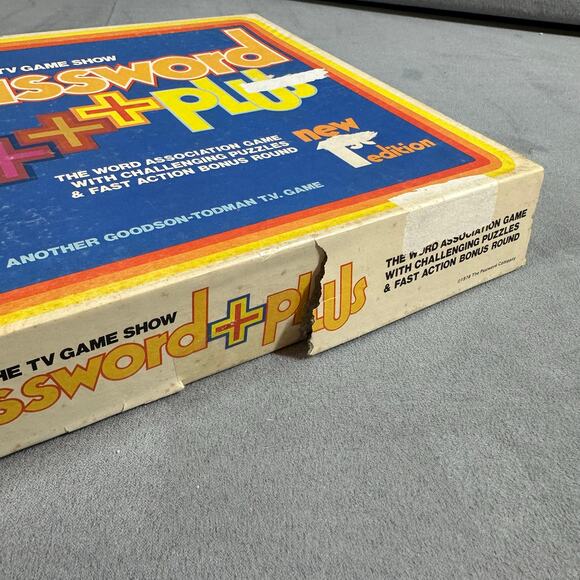 Vintage Password Plus TV Game Show Board Game Milton Bradley - Picture 6 of 7